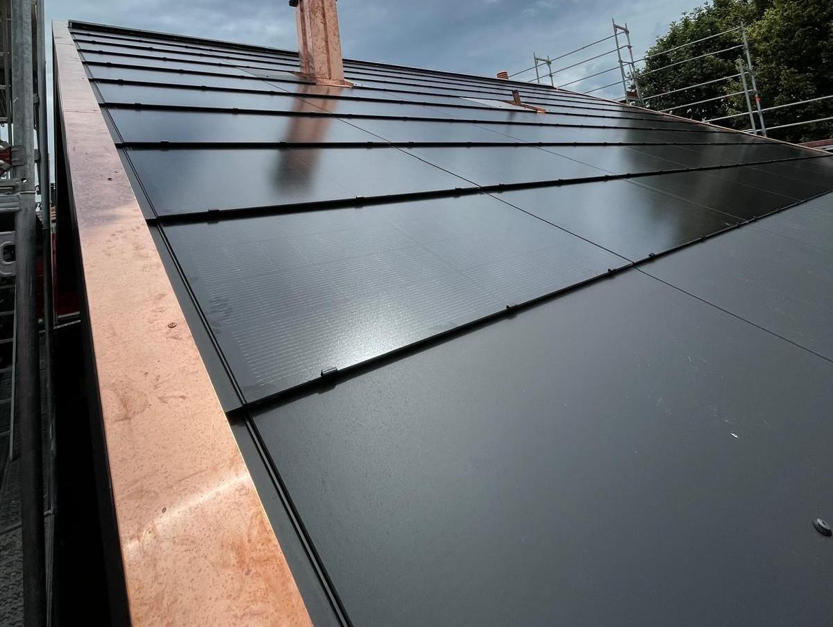 Indach-Solaranlage in Wallbach